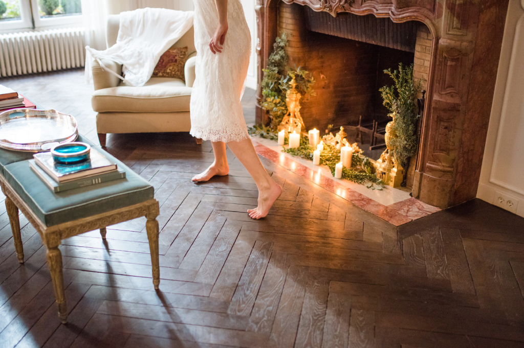 Shooting d'inspiration, hiver, appartement parisien